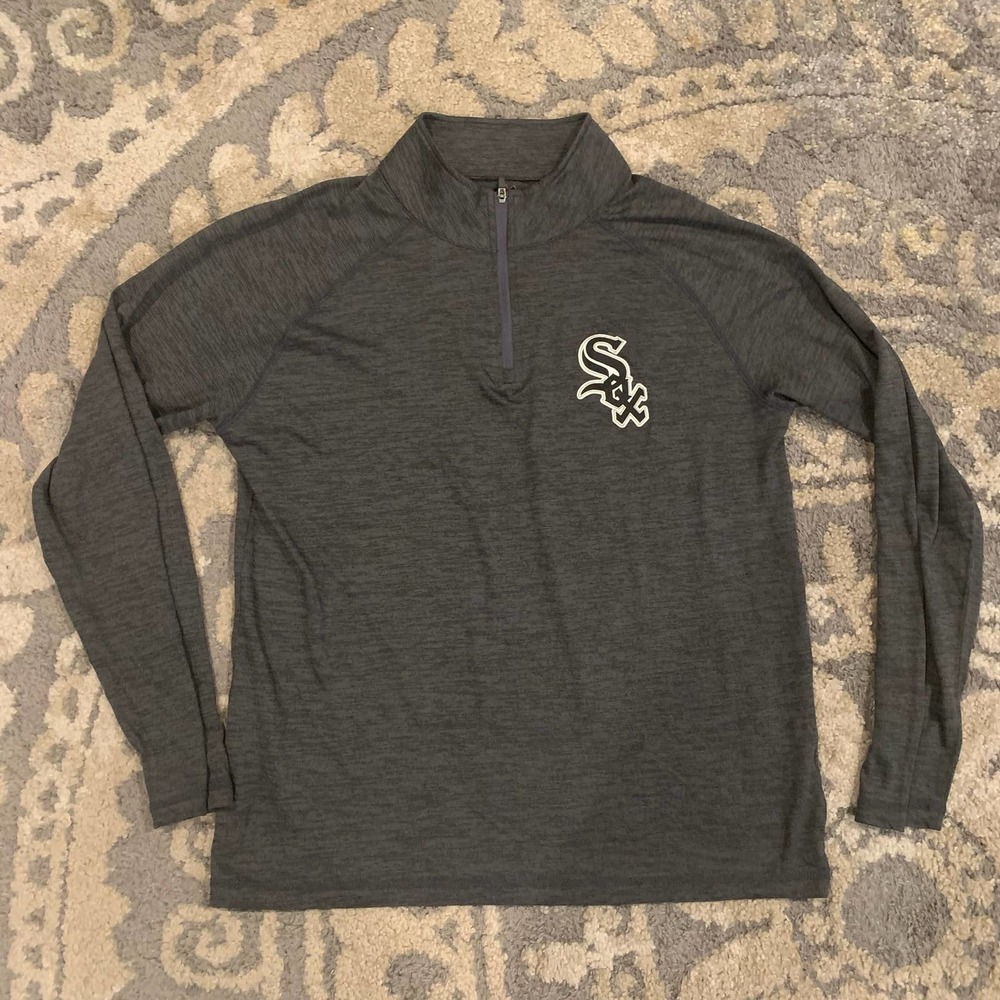 Chicago White‎ Sox MLB x Majestic 1/4 Zip Pullover Jacket Men’s Size Medium